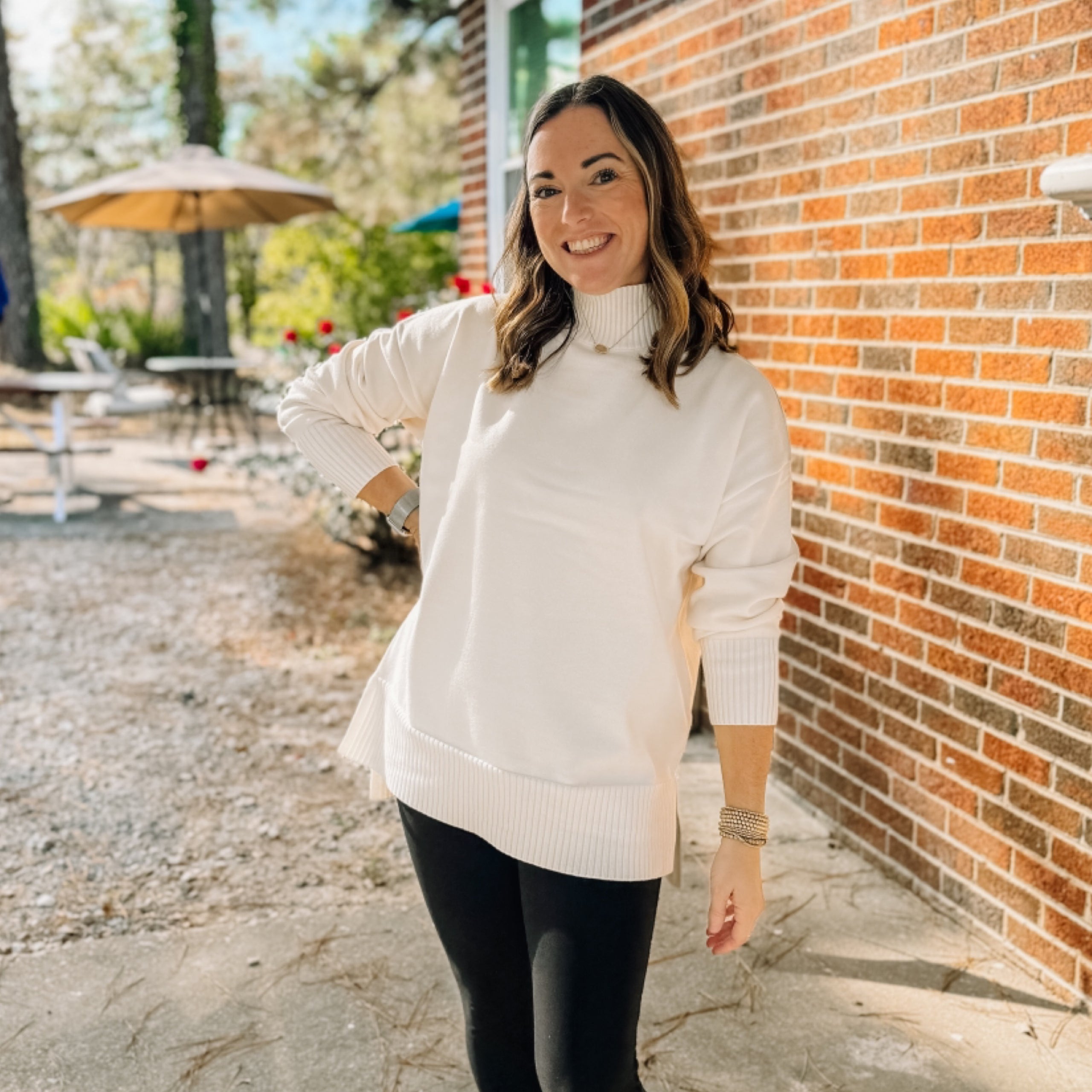 Chic Cream Sweater